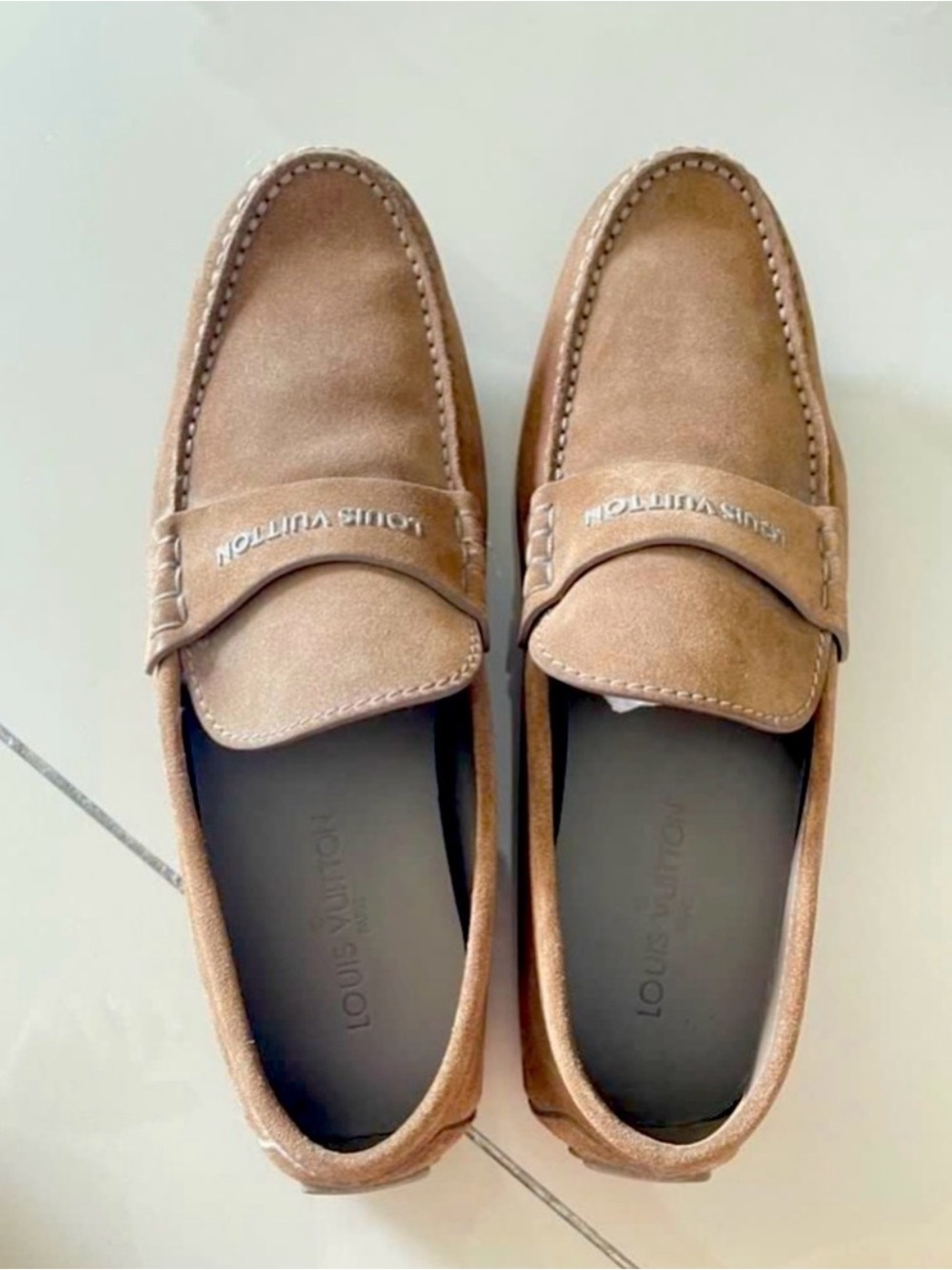 Louis Vuitton Men’s Suede Loafers
